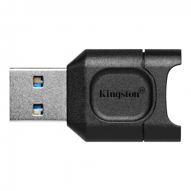 Cititor de carduri USB 3.2 Gen 1 la micro SD UHS-II MobileLite Plus, Kingston MLPM